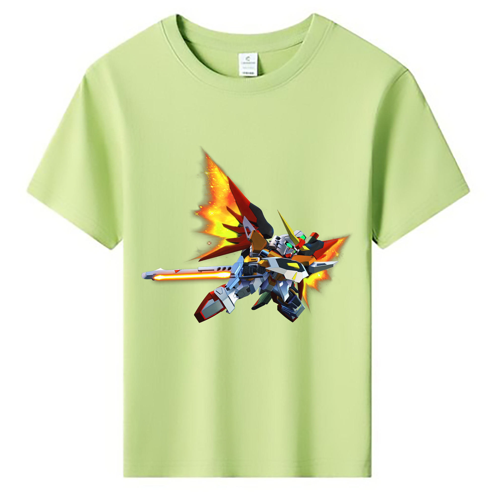 （画像用） 機動戦士ガンダム Mobile Suit Gundam 綿100％キッズTシャツ（フロントプリント）